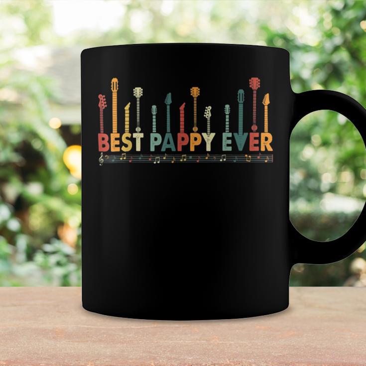 Vintage Best Pappy Ever Daddy Guitar Fathers Day Retro 303 Trending Shirt Coffee Mug Gifts ideas