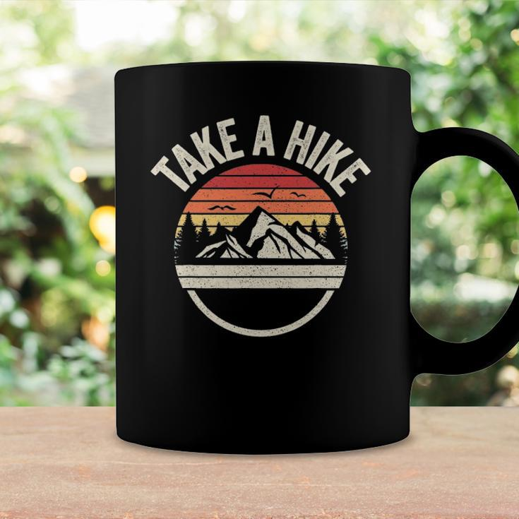 Vintage Retro Take A Hike Hiker Outdoors Camping Coffee Mug Gifts ideas