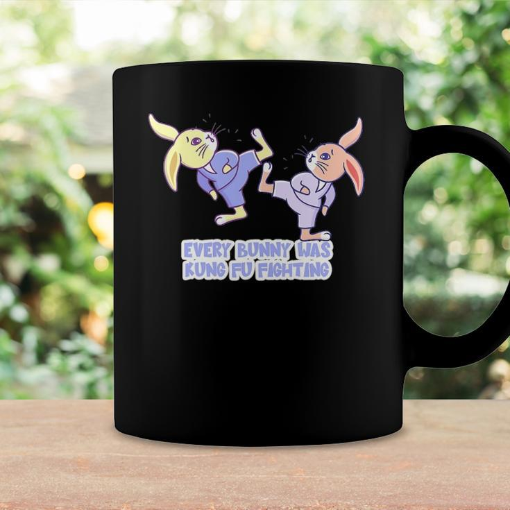 Womens Funny Every Bunny Was Kung Fu Fighting Easter Rabbit Gift Coffee Mug Gifts ideas