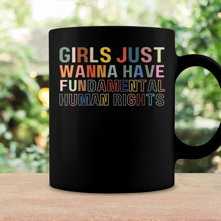 Womens Girls Just Wanna Have Fundamental Rights Feminism Womens Coffee Mug Gifts ideas
