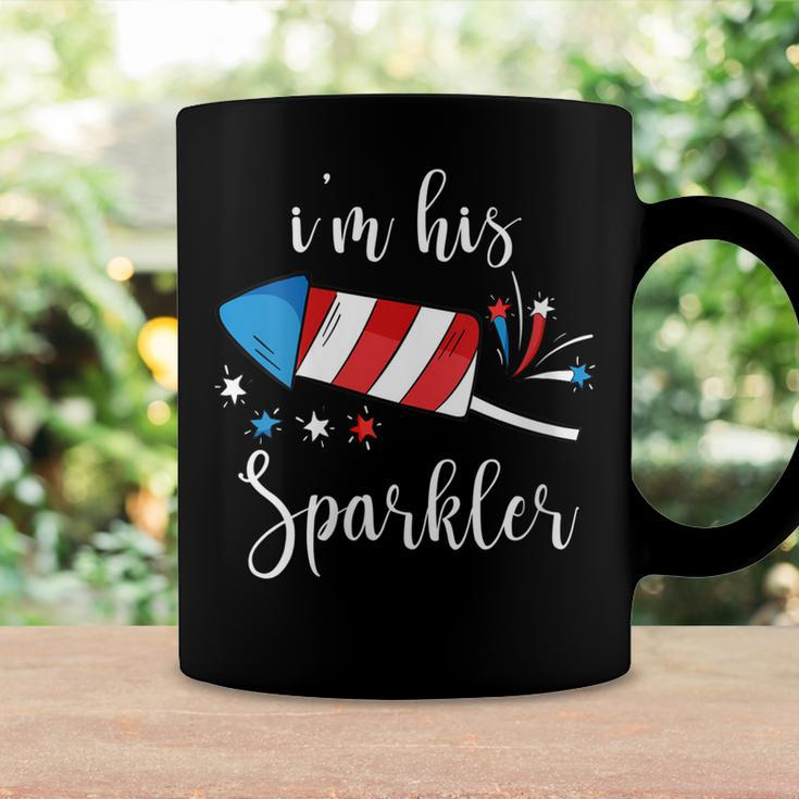 Womens Im His Sparkler Funny 4Th Of July For Women Coffee Mug Gifts ideas