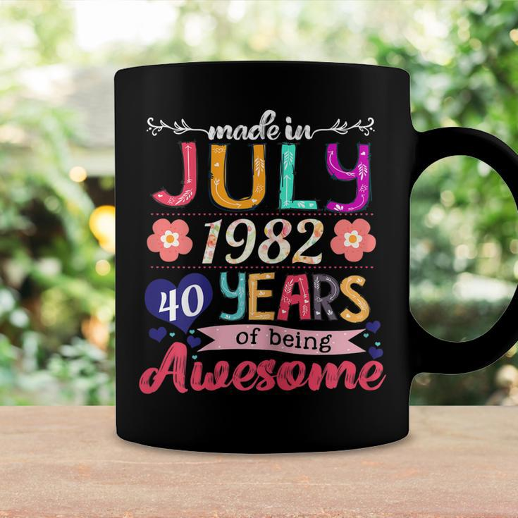 Womens Made In July 1982 40 Years Of Being Awesome 40Th Birthday Coffee Mug Gifts ideas