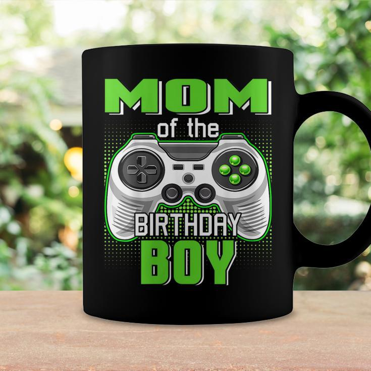 Womens Mom Of The Birthday Boy Video Game B-Day Top Gamer Party Coffee Mug Gifts ideas