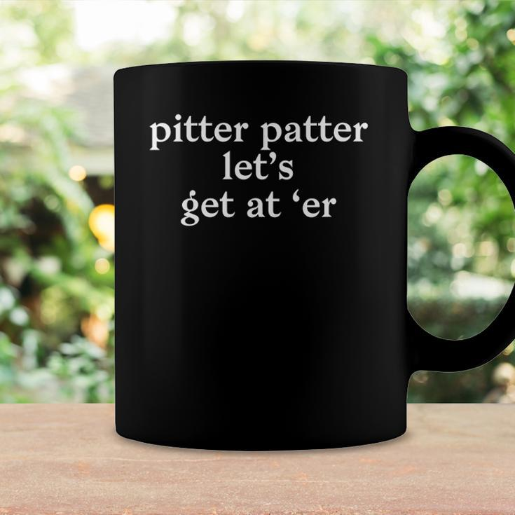 Womens Pitter Patter Lets Get At Er Coffee Mug Gifts ideas