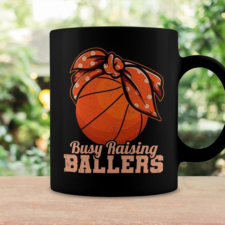 Womens Vintage Busy Raising Ballers Basketball Player Mother 92 Basketball Coffee Mug Gifts ideas