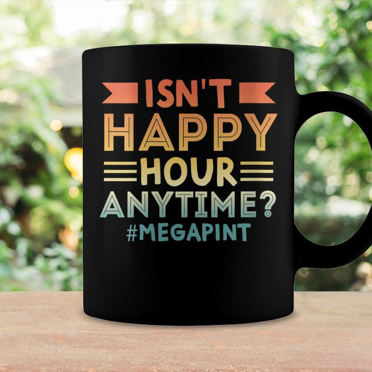 Womens Vintage Isnt Happy Hour Anytime Mega Pint Coffee Mug Gifts ideas