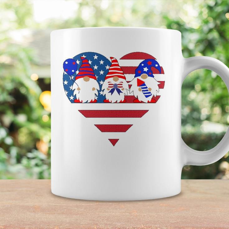 4Th Of July Gnomes American Flag Heart Fireworks Gnomes Coffee Mug Gifts ideas