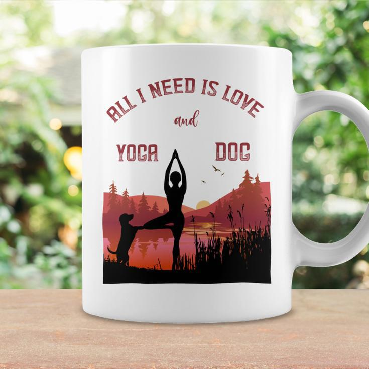 All I Need Is Love And Yoga And A Dog Coffee Mug Gifts ideas
