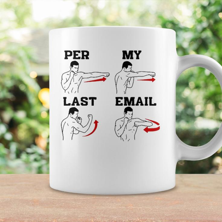 As Per My Last Email Coworker Humor Funny Men Costumed Coffee Mug Gifts ideas