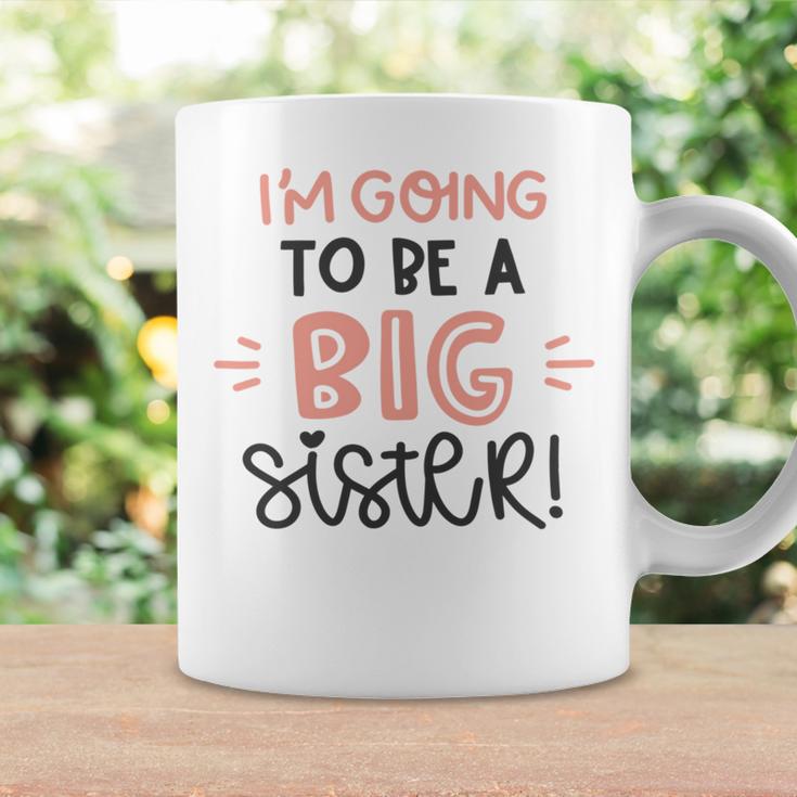 Baby Shower Text Design Im Going To Be A Big Sister Coffee Mug Gifts ideas