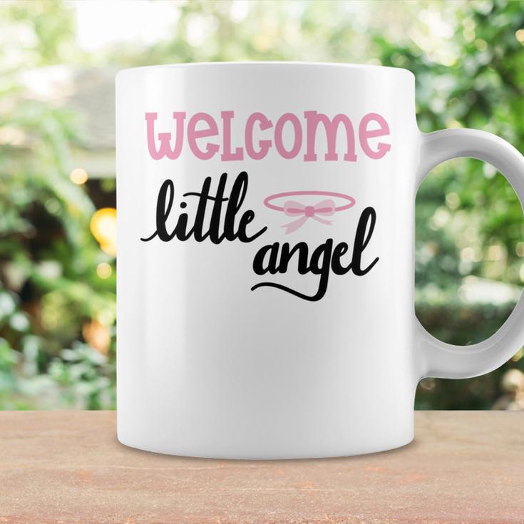 Baby Shower Text Design Welcome Little Angel Coffee Mug Gifts ideas