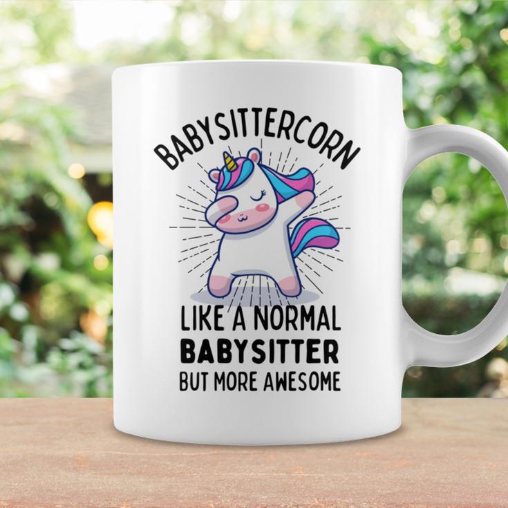 Babysittercorn Funny Unicorn Dabbing Gift Like A Normal Babysitter But More Awesome Coffee Mug Gifts ideas