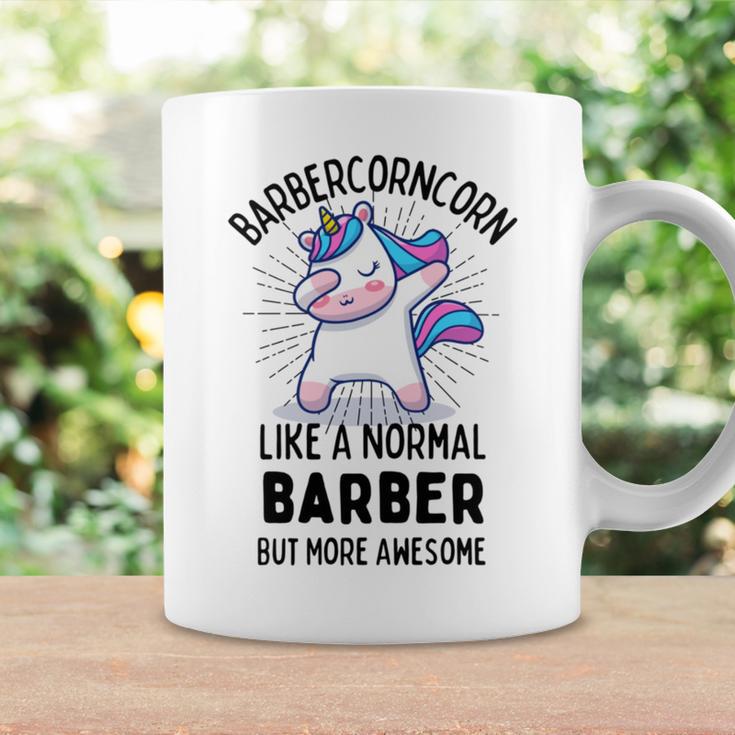 Barbercorn Funny Unicorn Dabbing Gift Like A Normal Barber But More Awesome Coffee Mug Gifts ideas