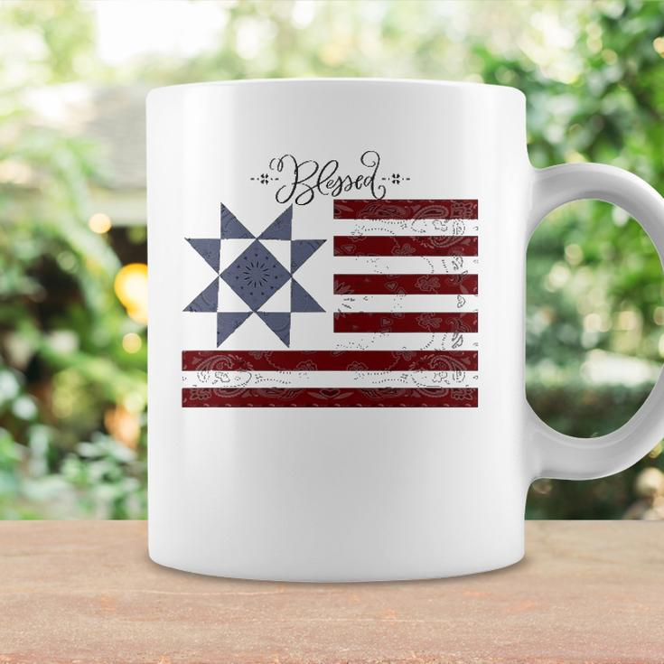 Barn Quilt July 4Th Gifts Vintage Usa Flag S Coffee Mug Gifts ideas
