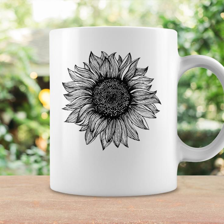 Be Kind Sunflower Minimalistic Flower Plant Artwork Coffee Mug Gifts ideas
