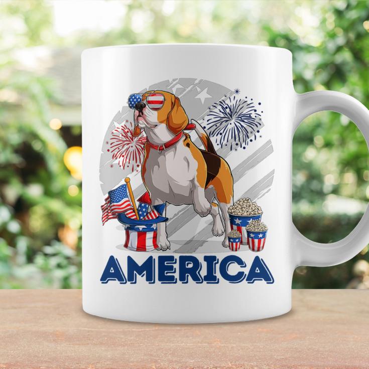 Beagle American Flag Sunglasses 708 Shirt Coffee Mug Gifts ideas