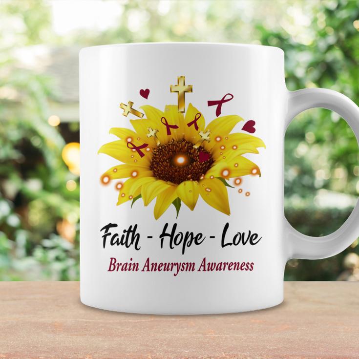 Brain Aneurysm Awareness Faith Hope Love Coffee Mug Gifts ideas