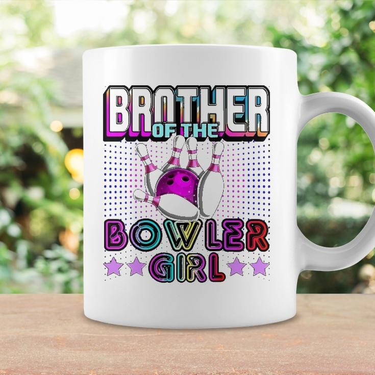 Brother Of The Bowler Girl Matching Family Bowling Birthday Coffee Mug Gifts ideas