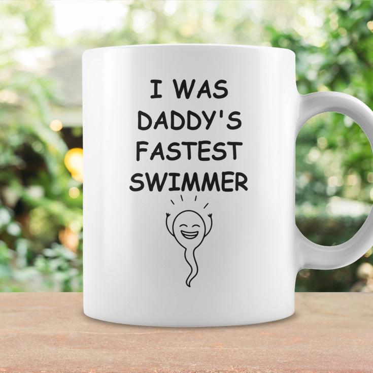 Copy Of I Was Daddys Fastest Swimmer Funny Baby Gift Funny Pregnancy Gift Funny Baby Shower Gift Coffee Mug Gifts ideas