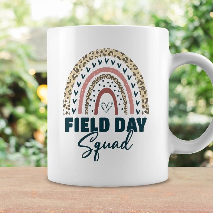 Cute Rainbow Field Squad Last Day Of School Field Leopard Coffee Mug Gifts ideas