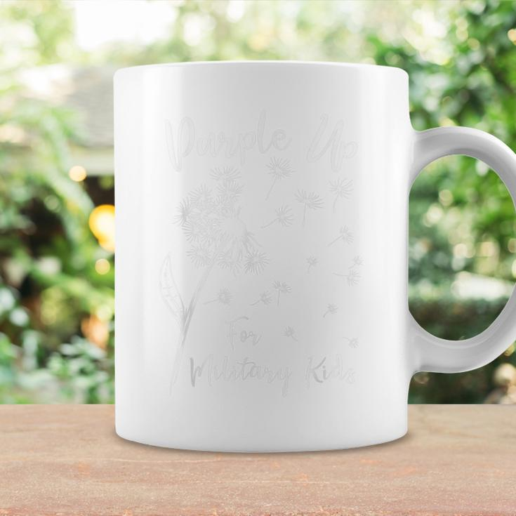 Dandelion Purple Up For Military Kids Army Child Month Coffee Mug Gifts ideas