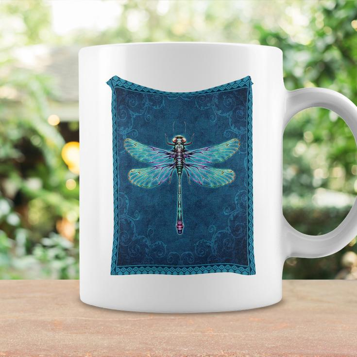 Dragonfly With Floral Vintage Coffee Mug Gifts ideas