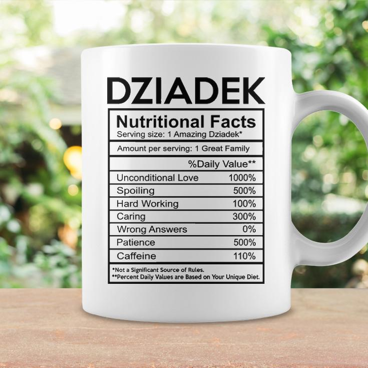 Dziadek Grandpa Gift Dziadek Nutritional Facts Coffee Mug Gifts ideas