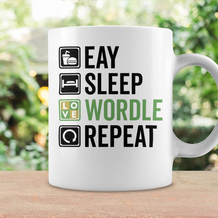 Eat Eat Sleep Wordle Repeat Wordle Lover Wordle Addict Coffee Mug Gifts ideas