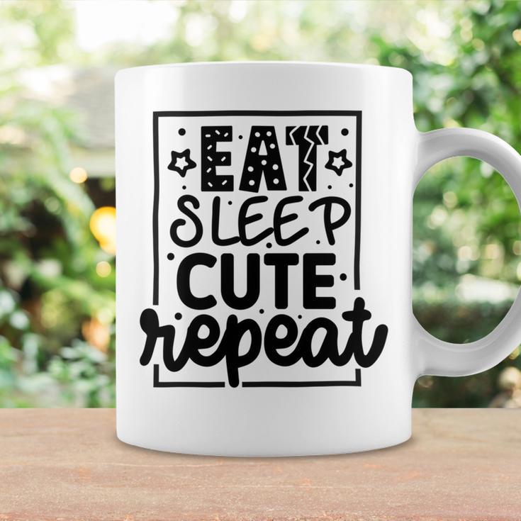 Eat Sleep Cute Repeat Graphic Design For Babys Coffee Mug Gifts ideas