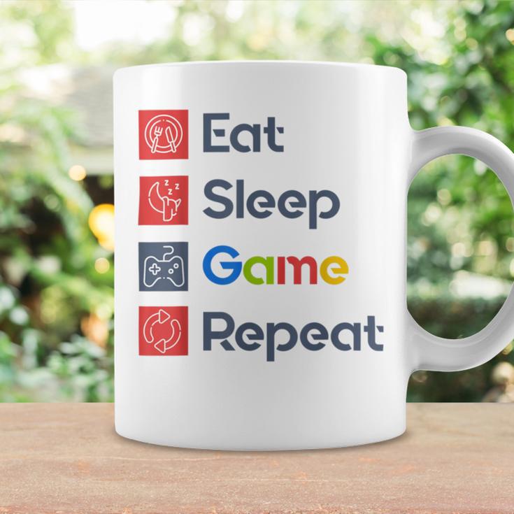 Eat Sleep Game Repeat Coffee Mug Gifts ideas