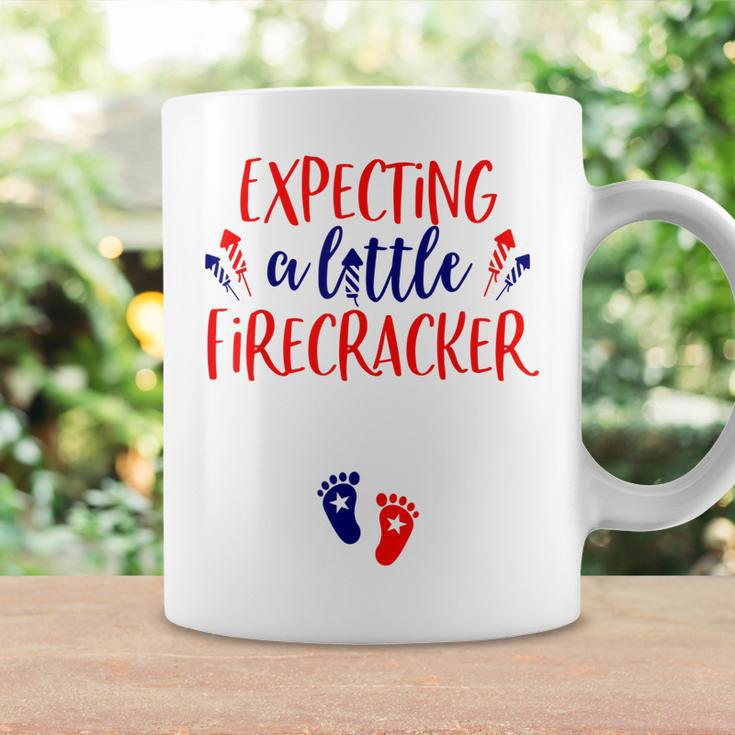 Expecting A Little Firecracker New Mom 4Th Of July Pregnancy Coffee Mug Gifts ideas