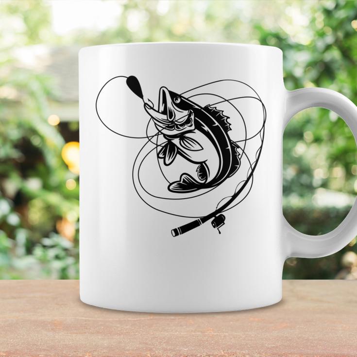 Fishing Bass Sticker Coffee Mug Gifts ideas