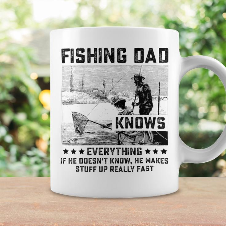 Fishing Dad Knows Everything Old Man Coffee Mug Gifts ideas