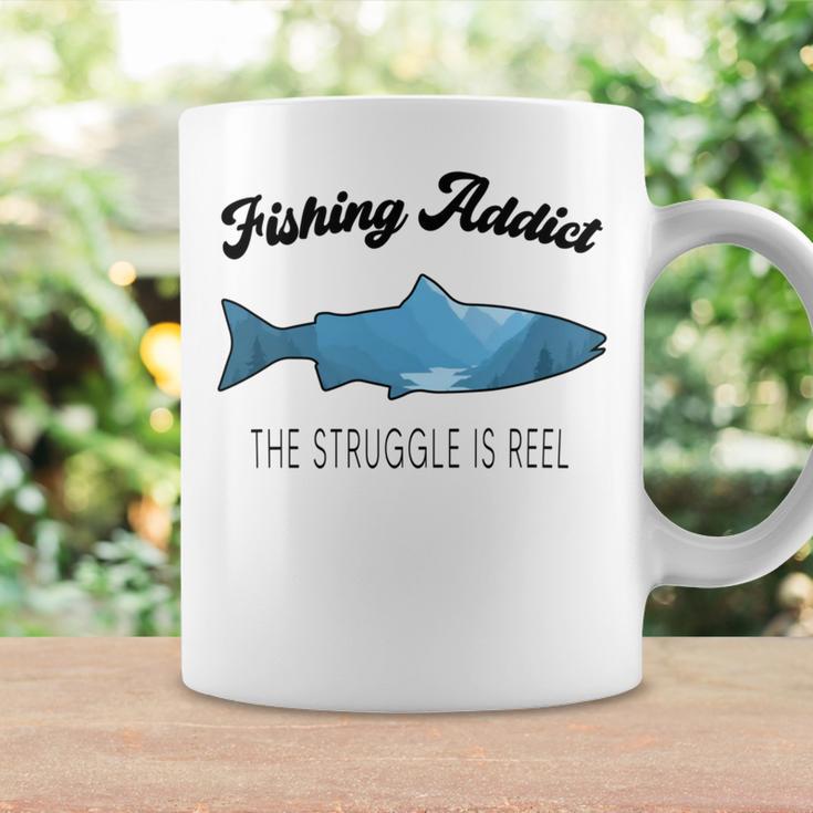 Fishing Lovers Fishing Addict The Struggle Is Reel Coffee Mug Gifts ideas