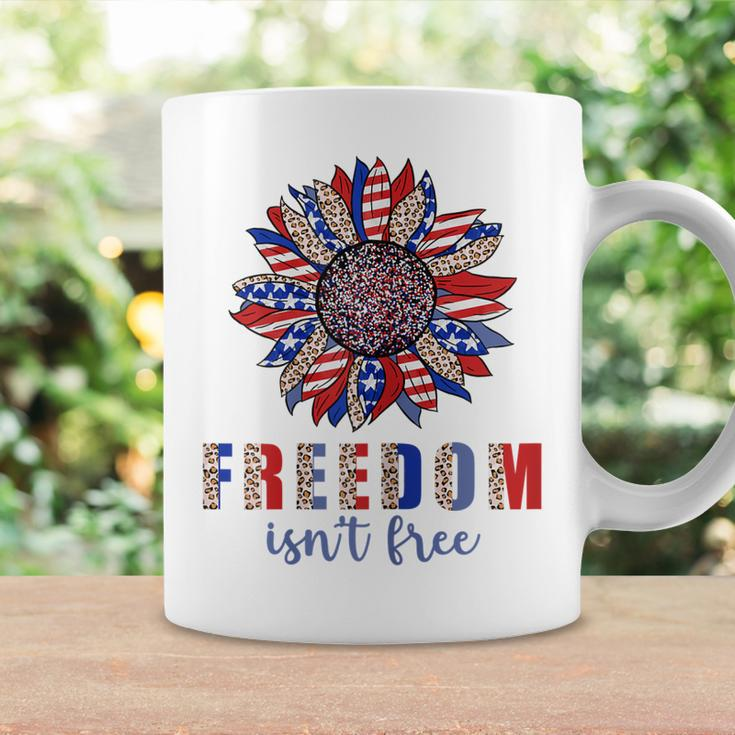 Freedom Isn’T Free Sunflower Memorial Day 4Th Of July Summer Coffee Mug Gifts ideas