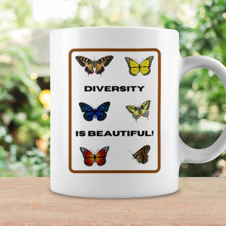 Funny The Butterfly Diversity Is Beatifull Tshirt Coffee Mug Gifts ideas