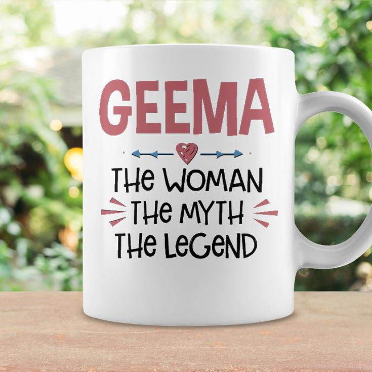 Geema Grandma Gift Geema The Woman The Myth The Legend Coffee Mug Gifts ideas