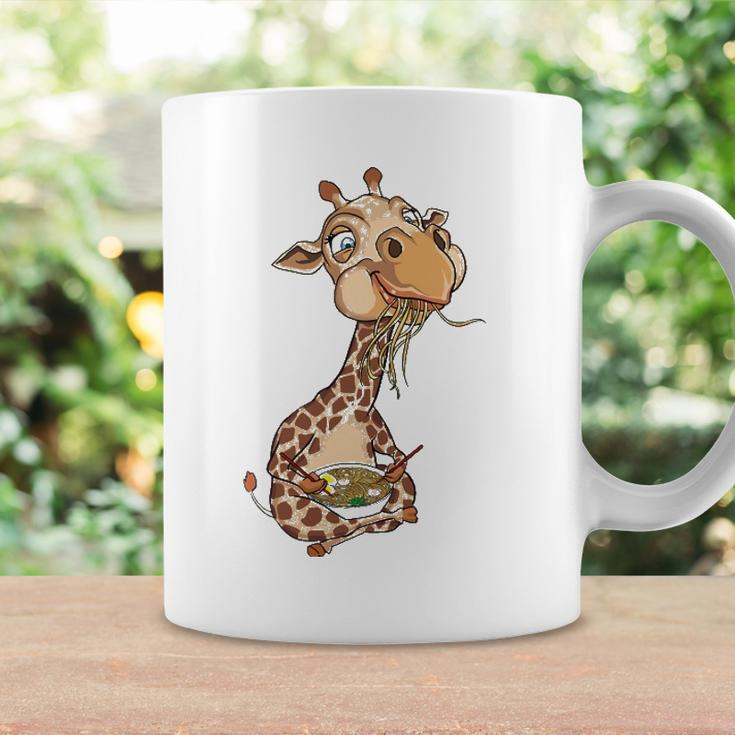 Giraffe Eating Ramen Kawaii Giraffe Japanese Noodle Coffee Mug Gifts ideas