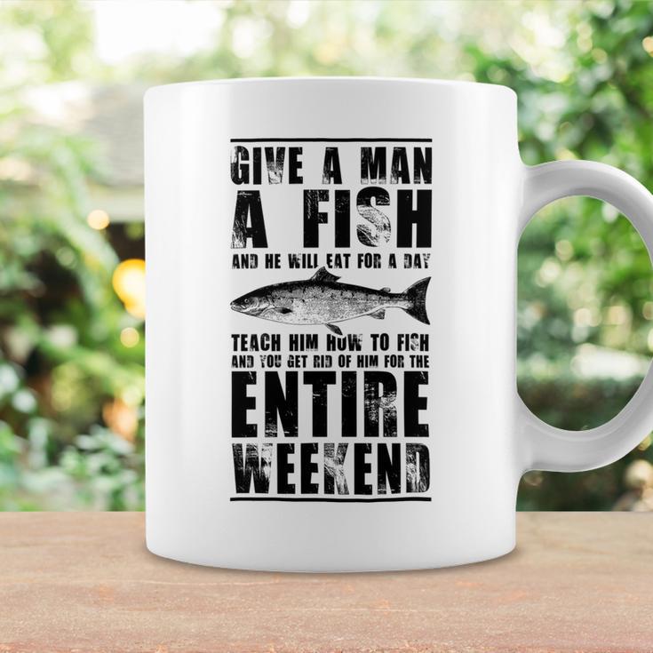 Give A Man A Fish And He Will Eat For Day Coffee Mug Gifts ideas