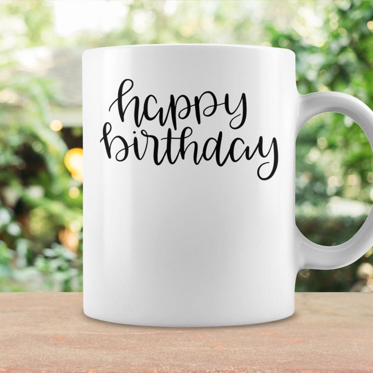 Happy Birthday Text Design Coffee Mug Gifts ideas