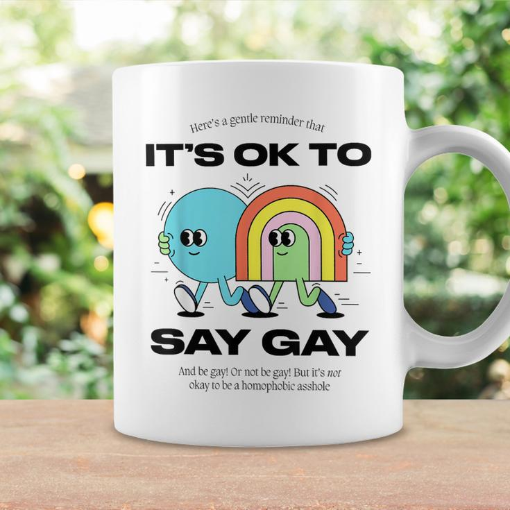 Its Ok To Say Gay Florida Lgbt Gay Pride Protect Trans Kids Coffee Mug Gifts ideas
