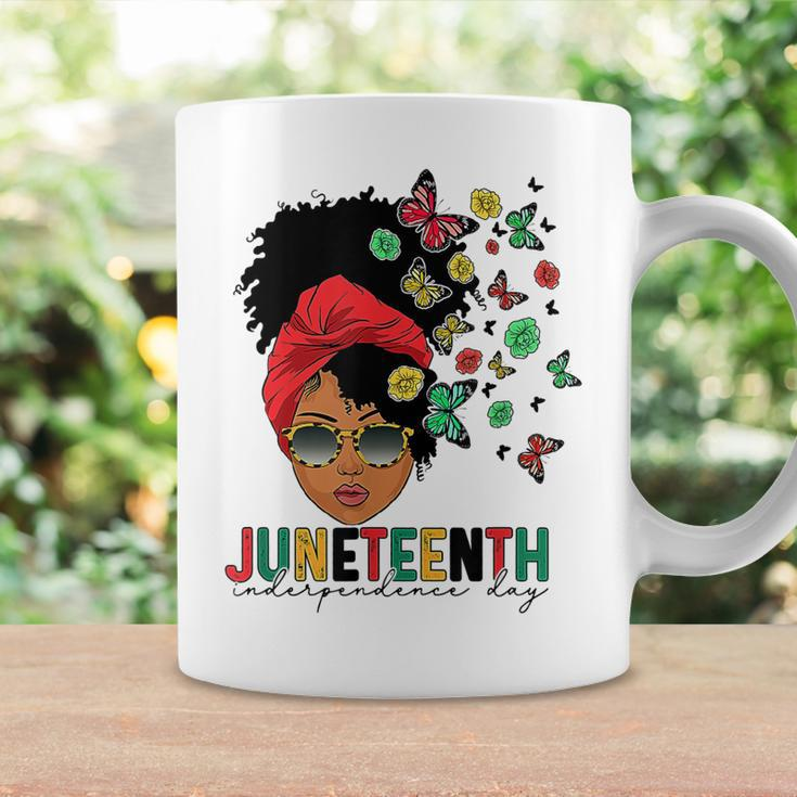 Junenth Is My Independence Day Black Queen And Butterfly Coffee Mug Gifts ideas