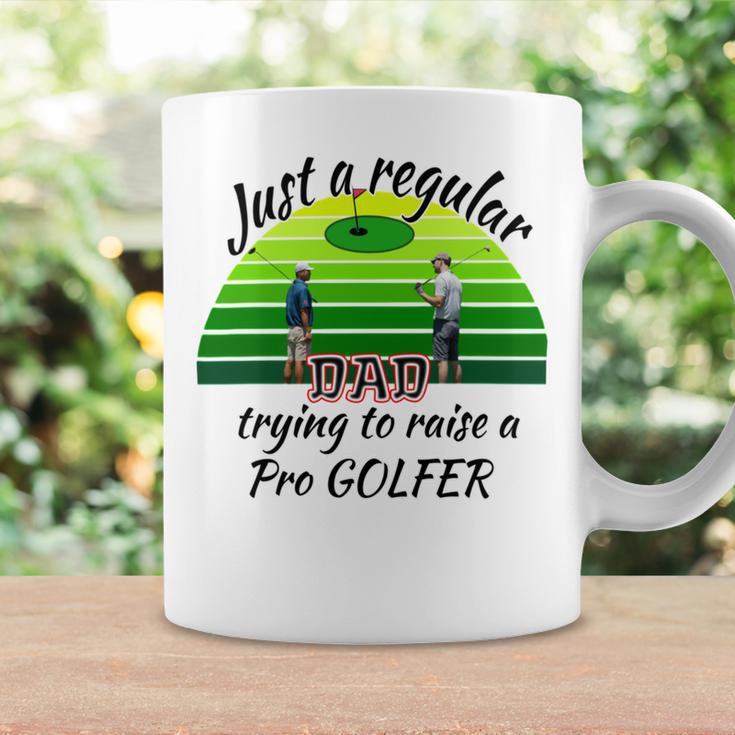 Just A Regular Dad Trying To Raise A Pro Golfer Coffee Mug Gifts ideas