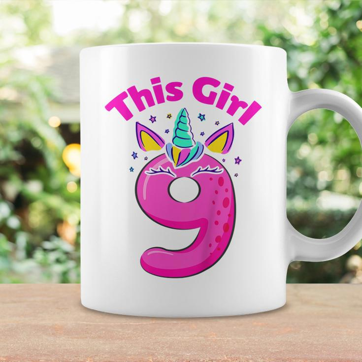 Kids Its My 9Th Birthday Happy 9 Years Old Unicorn Girls Party Coffee Mug Gifts ideas