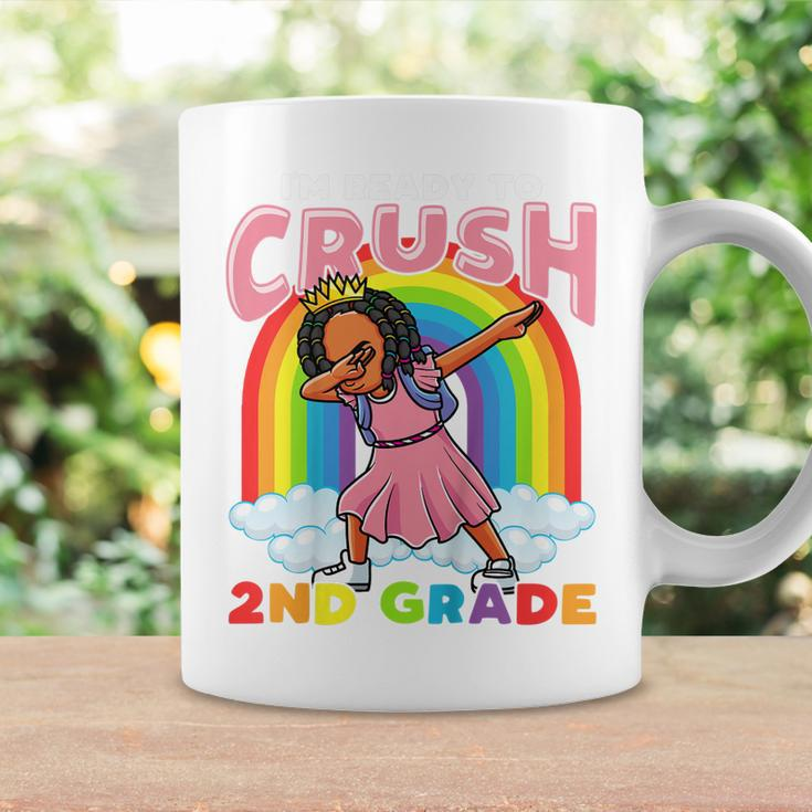 Kids Ready To Crush 2Nd Grade Black Girl Second Day Of School Coffee Mug Gifts ideas