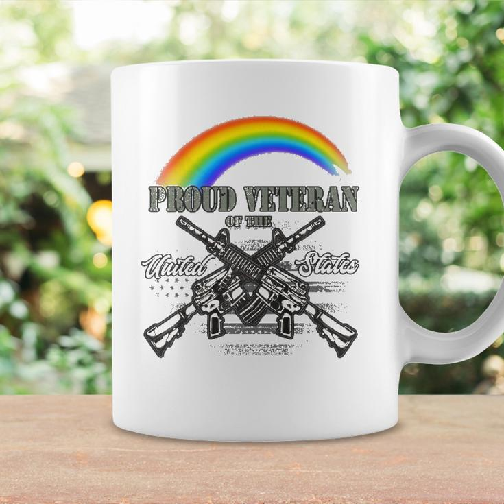 Lgbtq July 4Th American Flag Rainbow Proud Veteran Coffee Mug Gifts ideas