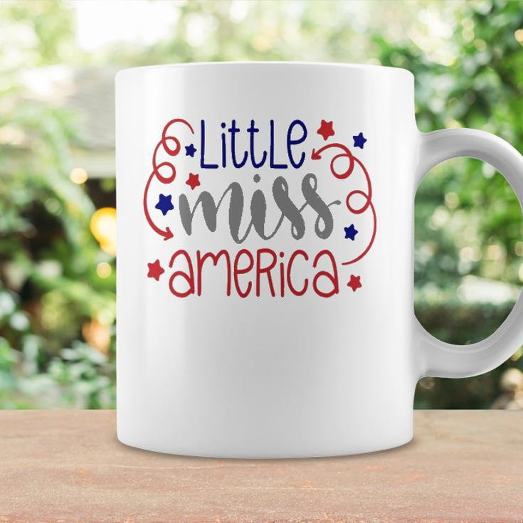Little Miss America 4Th Of July Girls Usa Patriotic Coffee Mug Gifts ideas