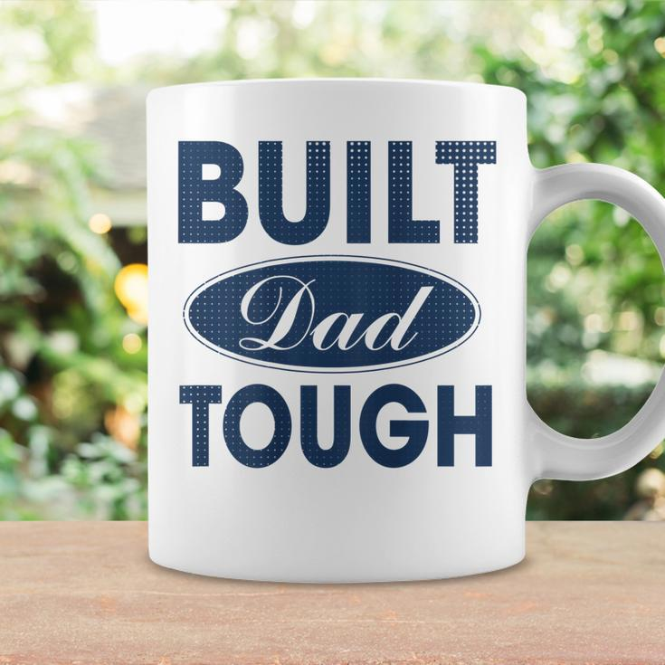 Mens Built Dad Tough Build Dad Car Guys Mechanic Workout Gym V2 Coffee Mug Gifts ideas