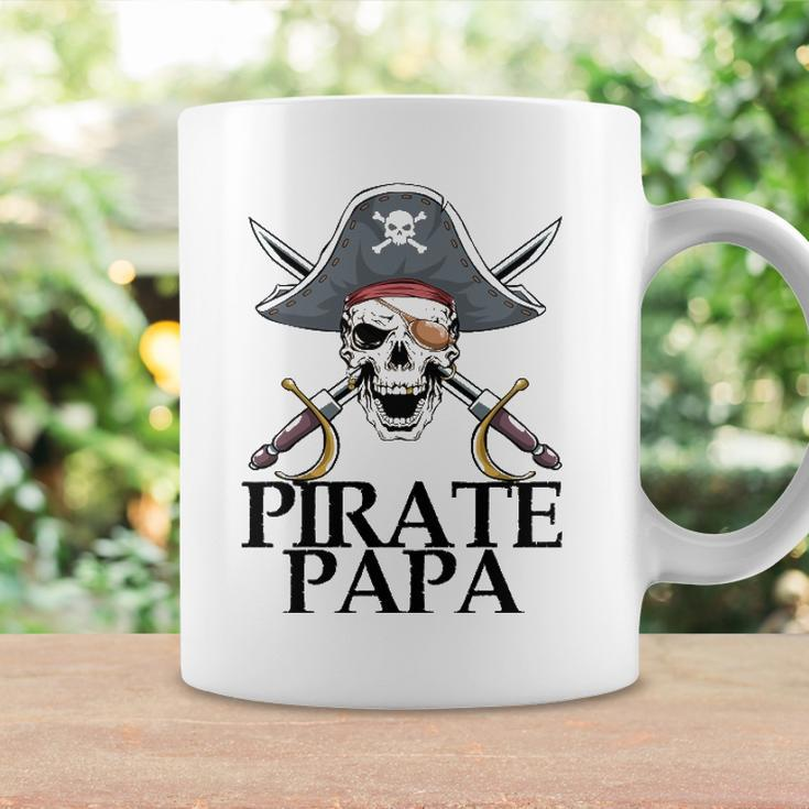 Mens Pirate Papa Captain Sword Gift Funny Halloween Coffee Mug Gifts ideas