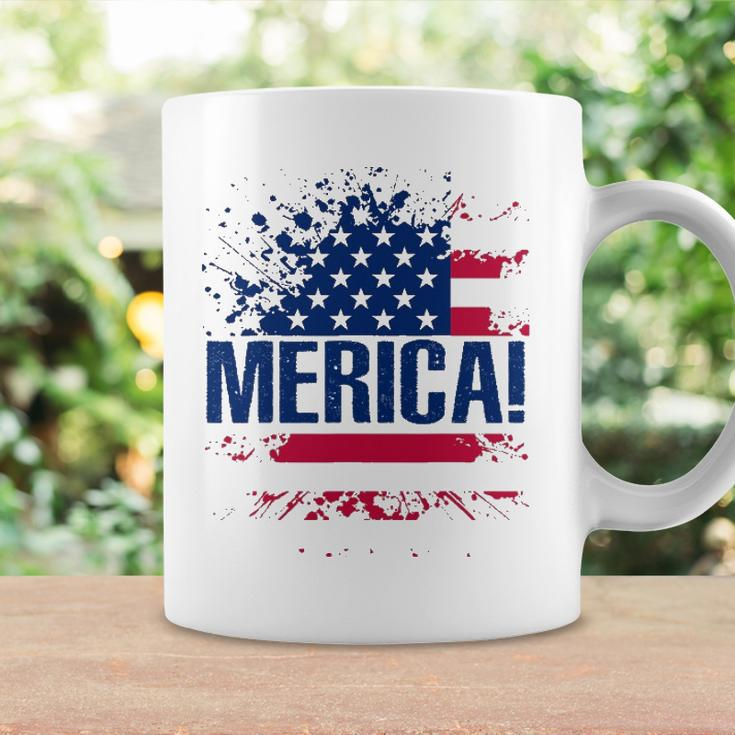 Merica S Vintage Usa Flag Merica Tee Coffee Mug Gifts ideas